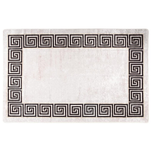 Berkfield Rug Washable 80x150 cm Light Beige 1