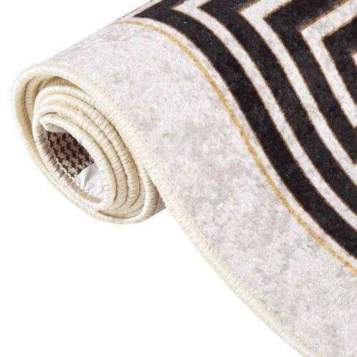 Berkfield Rug Washable 80x150 cm Light Beige 2