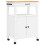 Berkfield Kitchen Trolley MONZA 60x40x88.5 cm Solid Wood Pine 2