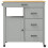 Berkfield Kitchen Trolley MONZA 84x40x88.5 cm Solid Wood Pine 5
