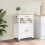 Berkfield Kitchen Trolley MONZA 60x40x88.5 cm Solid Wood Pine 3