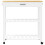 Berkfield Kitchen Trolley MONZA 84x40x88.5 cm Solid Wood Pine 5
