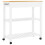 Berkfield Kitchen Trolley MONZA 84x40x88.5 cm Solid Wood Pine 6
