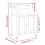 Berkfield Kitchen Trolley MONZA 60x40x88.5 cm Solid Wood Pine 9