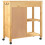 Berkfield Kitchen Trolley MONZA 84x40x88.5 cm Solid Wood Pine 7