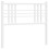 Berkfield Metal Replace Headboard White 100cm 2