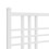 Berkfield Metal Replace Headboard White 100cm 5
