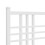 Berkfield Metal Replace Headboard White 200cm 5