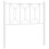 Berkfield Metal Replace Headboard White 75 cm 2