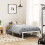 Berkfield Metal Replace Headboard White 75 cm 3