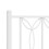 Berkfield Metal Replace Headboard White 200 cm 5