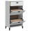 Berkfield Shoe Cabinet VIKEN White Engineered Wood 2