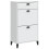 Berkfield Shoe Cabinet VIKEN White Engineered Wood 4