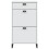 Berkfield Shoe Cabinet VIKEN White Engineered Wood 5