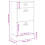 Berkfield Shoe Cabinet VIKEN White Engineered Wood 9