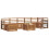 Berkfield Sofa Sets 8 pcs Natural Solid Acacia Wood 3