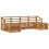 Berkfield Sofa Sets 6 pcs Natural Solid Acacia Wood 2