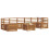 Berkfield Outdoor Sofa Set 8 pcs Natural Solid Acacia Wood 3