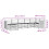 Berkfield Sectional Sofa Set 7 pcs Natural Solid Acacia Wood 6