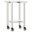 Berkfield Kitchen Work Table with Wheels 55x55x85 cm Stainless Steel 2