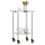 Berkfield Kitchen Work Table with Wheels 55x55x85 cm Stainless Steel 4