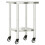 Berkfield Kitchen Work Table with Wheels 55x55x85 cm Stainless Steel 7
