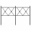 Berkfield Metal Replace Headboard Black 137cm 4