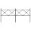Berkfield Metal Replace Headboard Black 200cm 4