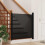Berkfield Retractable Pet Gate Black 82.5x125 cm 3
