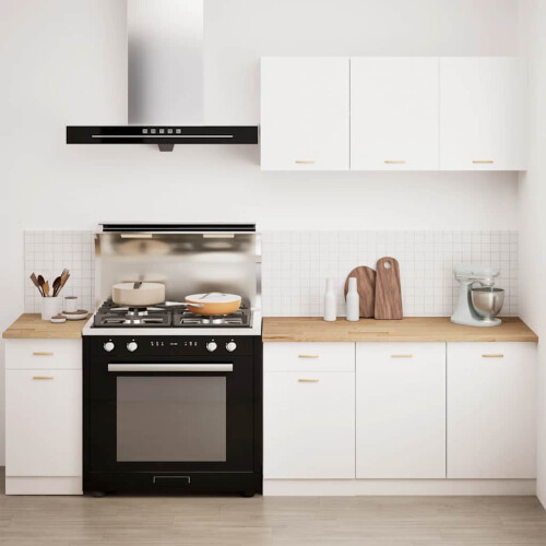 Berkfield Kitchen Worktop 40x63.5x2.7 cm Solid Wood Oak Rectangular 2