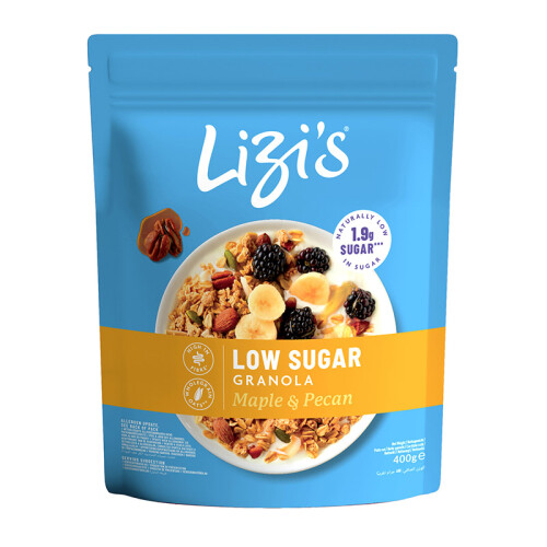 Lizi's Granola Low Sugar Maple and Pecan 400g