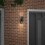 Berkfield Outdoor Wall Light Black 7 x 10 x 22 cm 3