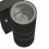 Berkfield Outdoor Wall Light Black 7 x 10 x 22 cm 7