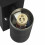Berkfield Outdoor Wall Light Black 7 x 10 x 22 cm 8