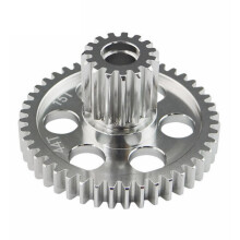 Aluminum 15T 44T Differential Gear Set for Tamiya Clodbuster 58065 RC Truck, CNC Precision Torque Upgrade