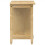 Berkfield Dressing Table Corona 110x47x75 cm Solid Wood Pine 5