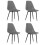 Berkfield Dining Chairs 4 pcs Grey PP 2