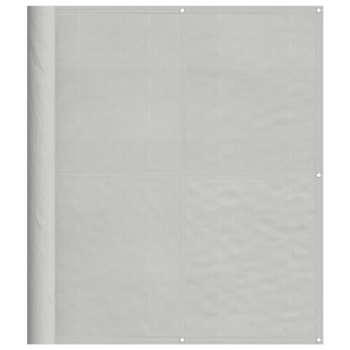 Berkfield Balcony Screen Light Grey 120x300 cm 100% Polyester Oxford 1