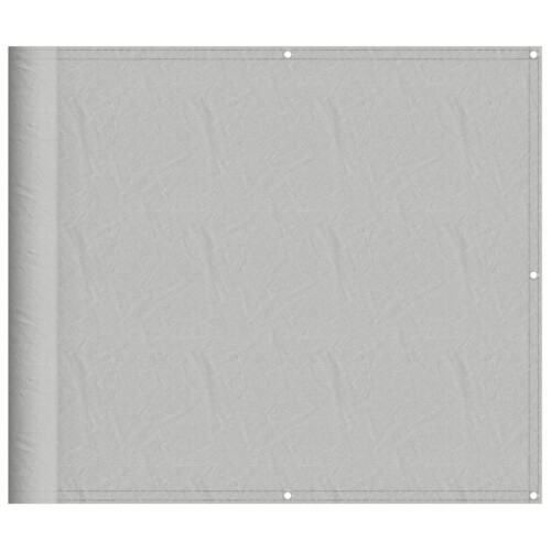 Berkfield Balcony Screen Light Grey 90x600 cm 100% Polyester Oxford 1