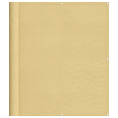 Berkfield Balcony Screen Sand 120x800 cm 100% Polyester Oxford 1