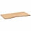 Berkfield Desk Top Untreated 100x50x2.5 cm Solid Wood Oak Rectangular 4