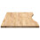 Berkfield Desk Top Untreated 100x50x2.5 cm Solid Wood Oak Rectangular 6