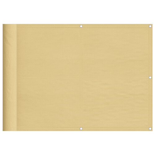 Berkfield Balcony Screen Sand 75x600 cm 100% Polyester Oxford 1