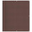 Berkfield Balcony Screen Brown 120x700 cm 100% Polyester Oxford 2