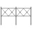 Berkfield Metal Replace Headboard Black 160cm 4