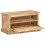 Berkfield Shoe Storage Bench 85x40x45 cm Solid Mango Wood 4