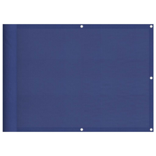 Berkfield Balcony Screen Blue 75x800 cm 100% Polyester Oxford 1