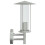 Berkfield Outdoor Wall Light Silver Stainless Steel 5
