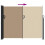 Berkfield Retractable Side Awning Taupe 160x600 cm 5