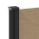 Berkfield Retractable Side Awning Taupe 160x600 cm 7